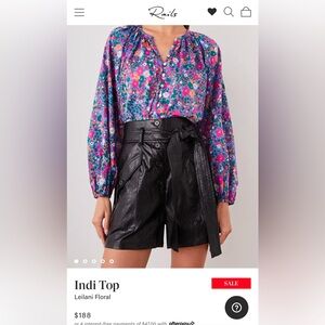 Rails Floral Blouse